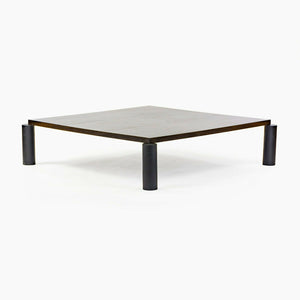 1985 Richard Schultz for Conde House Prototype Large Low Coffee Table Signed
