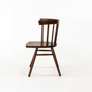 SOLD 1947 Pair of George Nakashima for Knoll Associates N19 Straight Chairs in Walnut