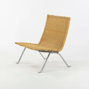 Poul Kjaerholm for E Kold Christensen Denmark PK22 Lounge Chair Original Wicker