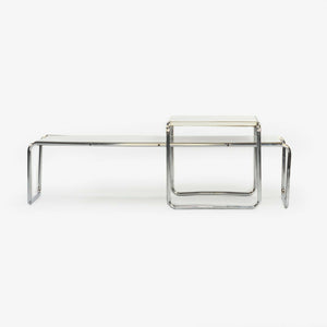 SOLD 1960s Vintage Marcel Breuer for Gavina SPA Laccio Side / End & Coffee Table Set