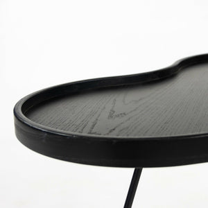 SOLD Flower Table by Christine Schwarzer for SWEDESE Wood Coffee / Side Table 66 cm