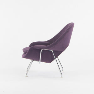 SOLD 2021 Eero Saarinen for Knoll Medium Size Womb Chair w/ Purple Summit Fabric