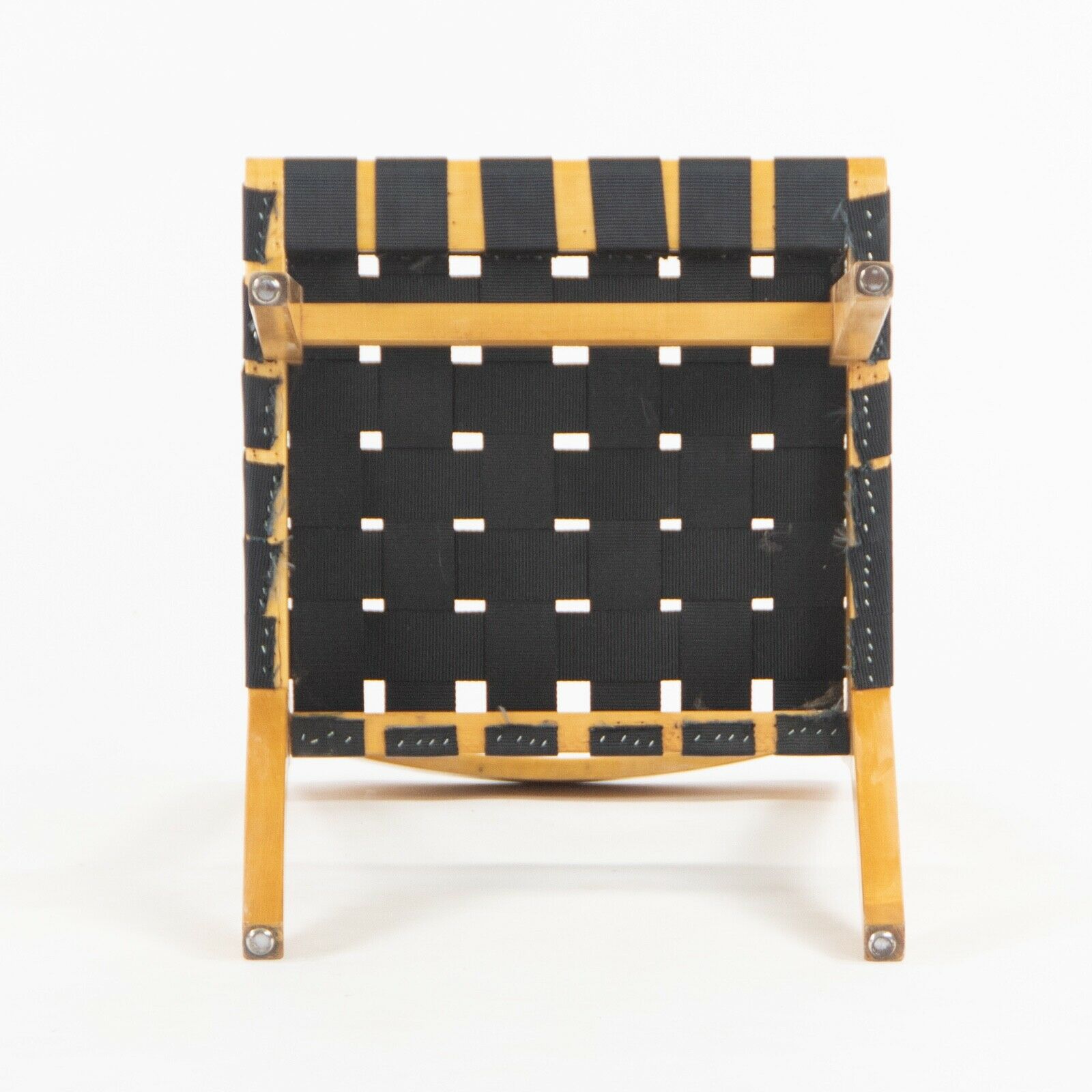 1946 Jen Risom 666 WSP Side Chairs Black Webbing for Knoll Associates Set of Six