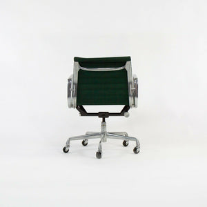 SOLD 1990 Herman Miller Eames Aluminum Group Management Desk Chair in Green Fabric