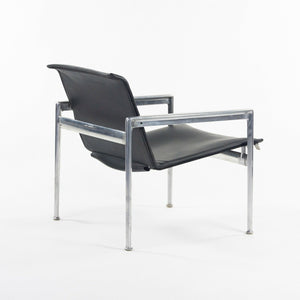 SOLD 1966 Collection Prototype Richard Schultz Polished Aluminum Leather Lounge Chair