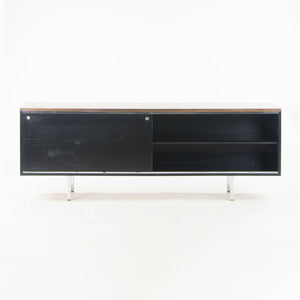 1960 George Nelson 8000 Series EOG Credenza Cabinet for Herman Miller with Walnut Top