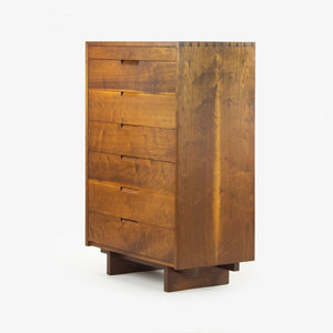 SOLD 1993 Mira Nakashima George Nakashima Studio Tall Highboy Dresser 7 Drawer Chest