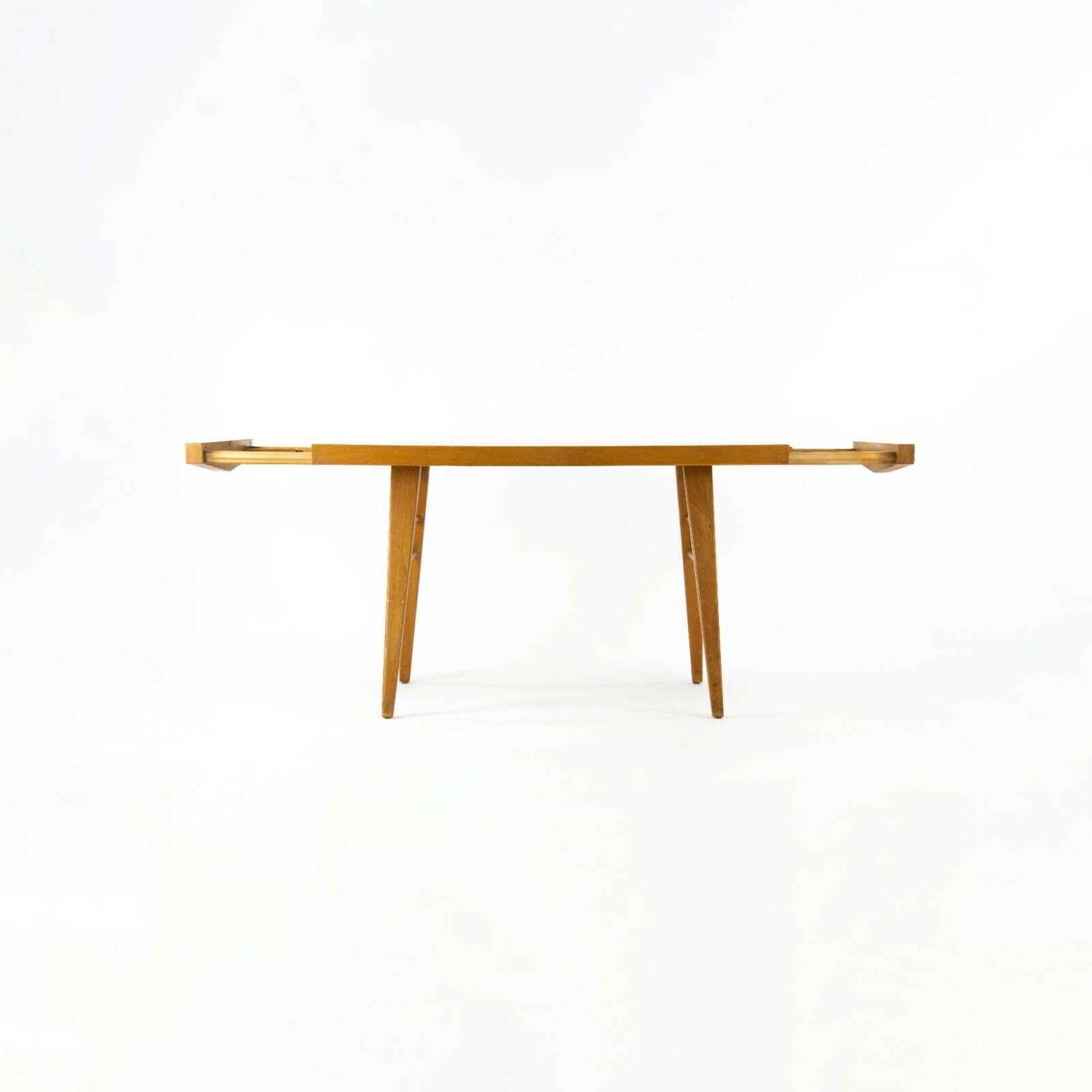 SOLD 1950s Birch Extension Dining Table similar to Knoll / Nakashima