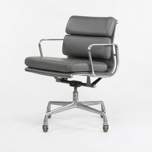 SOLD Herman Miller Eames Soft Pad Aluminum Group Management Desk Chair Gray Leather