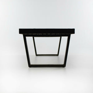 SOLD 1950s George Nelson for Herman Miller Black Ebonized Birch Bench Model 4692 68in