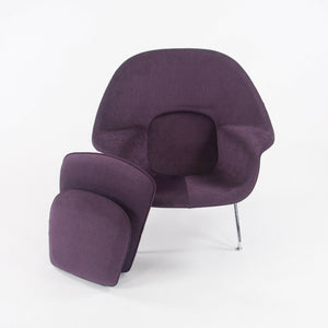 SOLD 2021 Eero Saarinen for Knoll Medium Size Womb Chair w/ Purple Summit Fabric