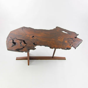 SOLD 2007 Ru Amagasu Nakashima Set of 7 Conoid Chairs & Holtz Dining Table Wenge & Redwood