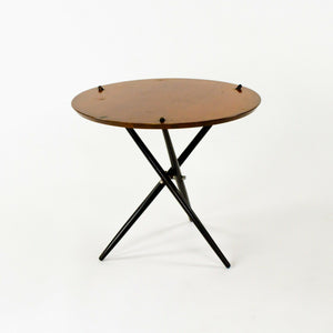 1951 Hans Bellman Small Tripod Table for Knoll Associates No. 103 with 24 in Top