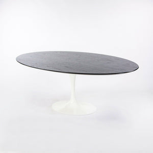 SOLD Eero Saarinen for Knoll 96 inch Tulip Ebonized Oak White Dining Conference Table