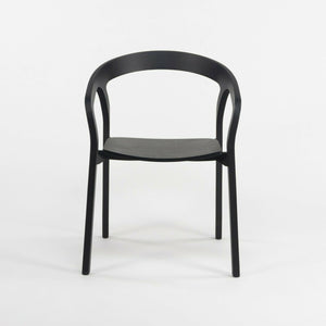 SOLD Pair Nitzan Cohen for Mattiazzi He Said/She Said MC1 Chairs Solid Black Ash Wood