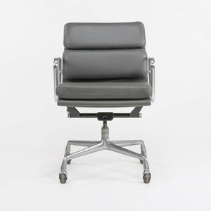 SOLD Herman Miller Eames Soft Pad Aluminum Group Management Desk Chair Gray Leather