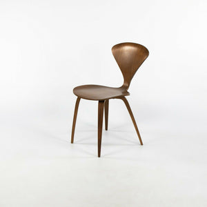 SOLD 2010 Pair of Cherner Chair Company Armless Dining Chairs in Walnut by Norman Cherner