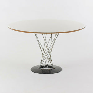 SOLD 1960s Isamu Noguchi for Knoll Associates Cyclone Dining Table White Laminate 48"