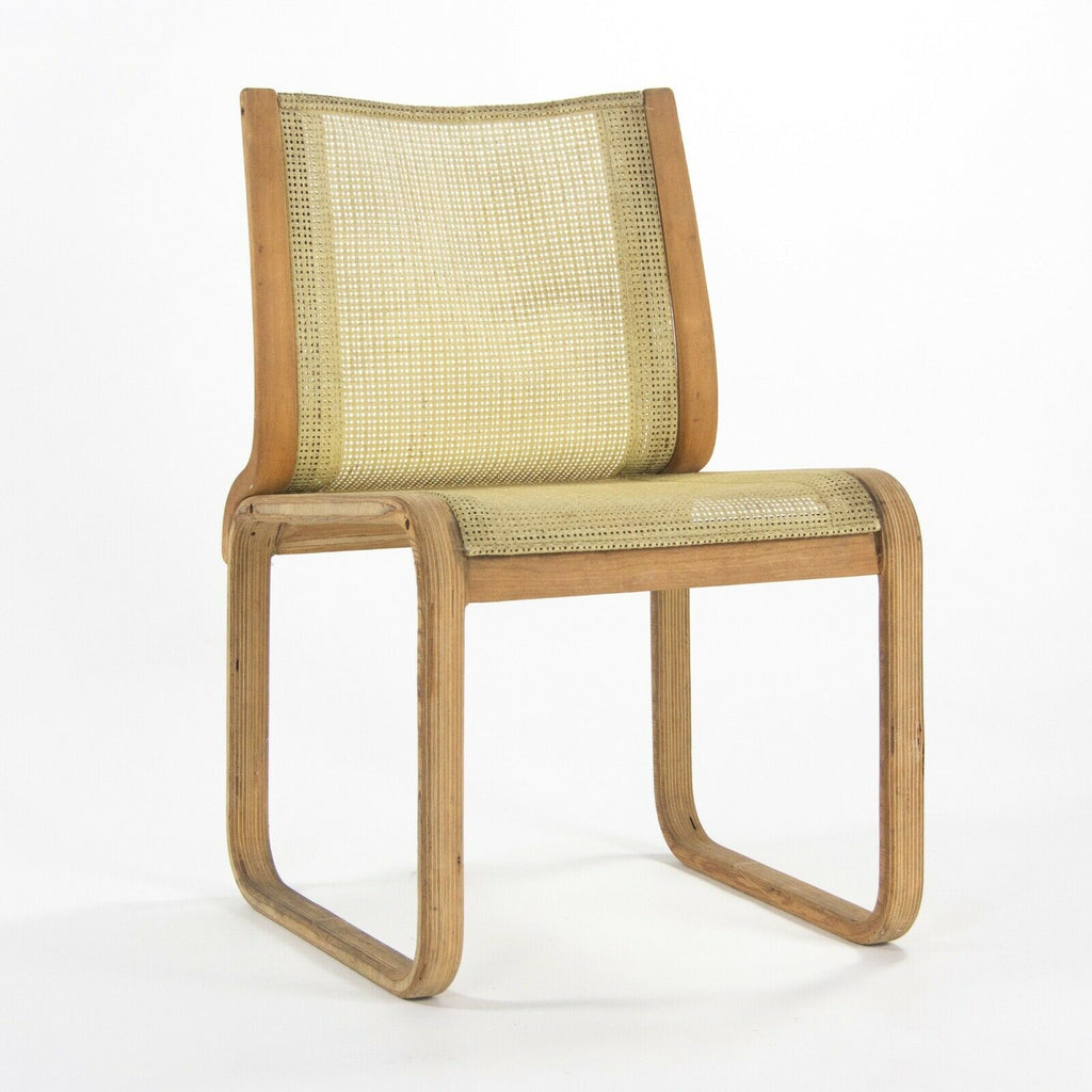 SOLD 1985 Prototype Richard Schultz Wooden Outdoor Collection Dining Chair