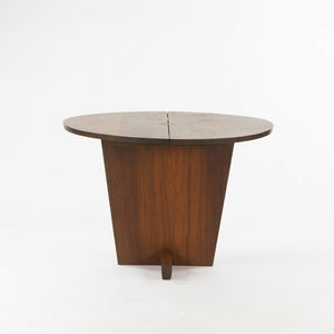 SOLD 1997 Mira Nakashima Minguren I Special 42 inch Round Black Walnut Dining Table