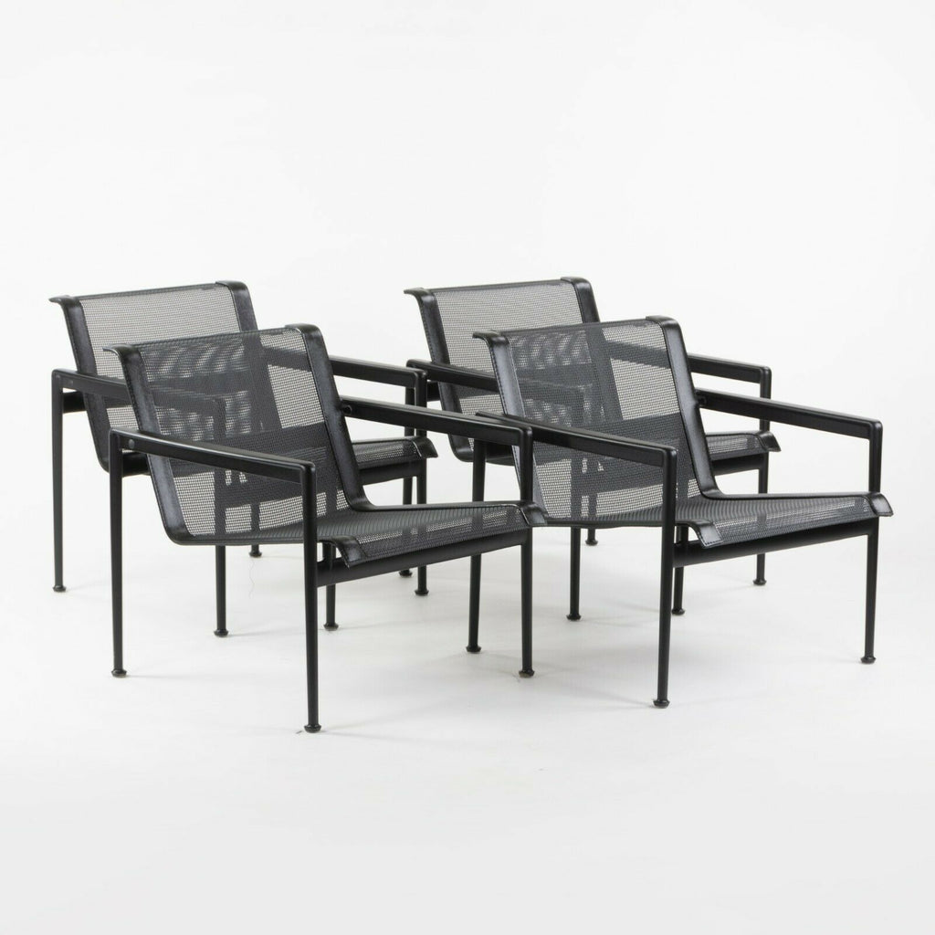 SOLD Richard Schultz Design for Knoll 1966 Series Lounge Arm Chair in Black 4x Avail