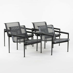 SOLD Richard Schultz Design for Knoll 1966 Series Lounge Arm Chair in Black 4x Avail