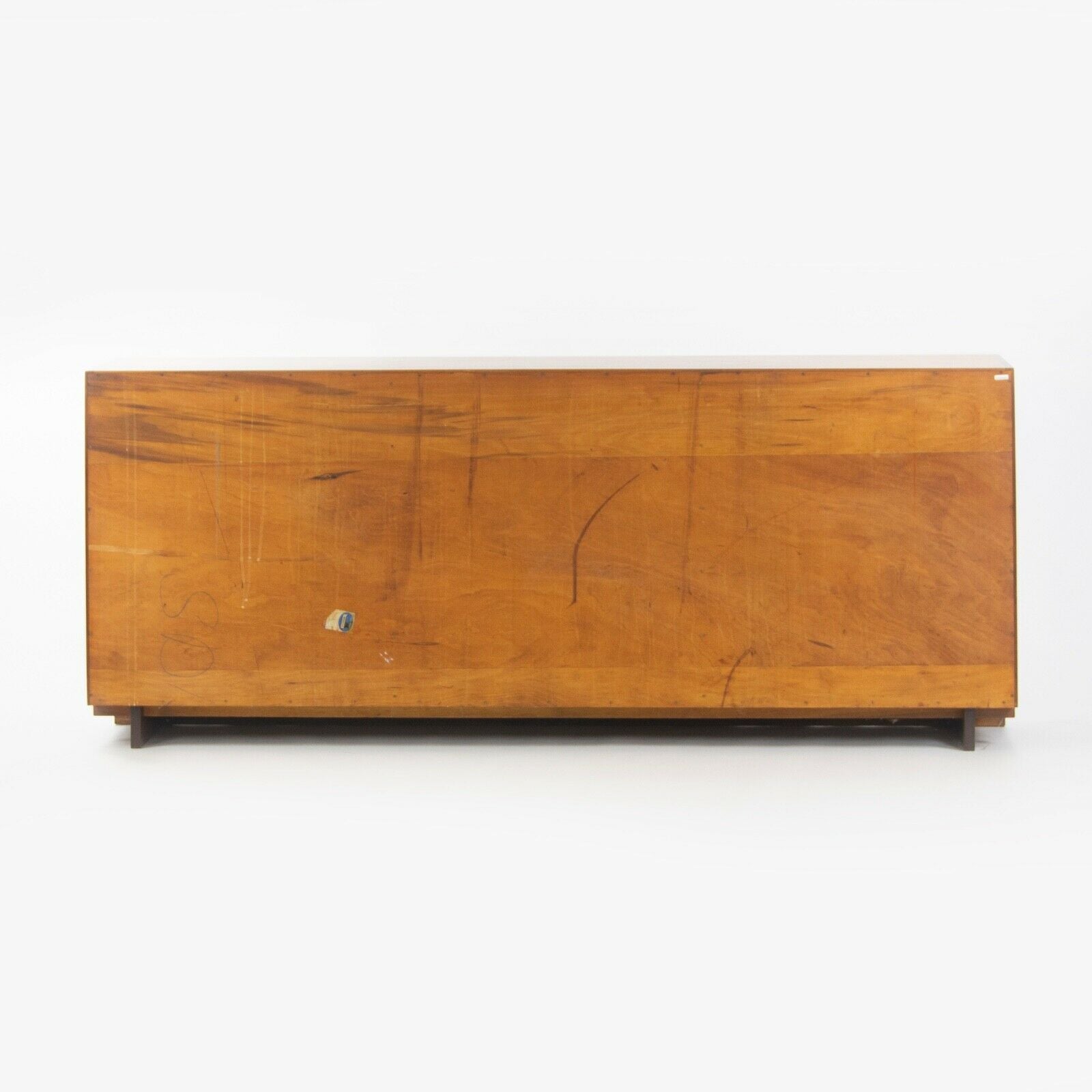 1954 George Nakashima Studio Triple Sliding Door Cabinet Credenza Black Walnut