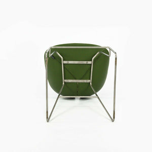 SOLD 2010 Patricia Urquiola for Moroso Fjord Bar Height High Stool in Green Leather