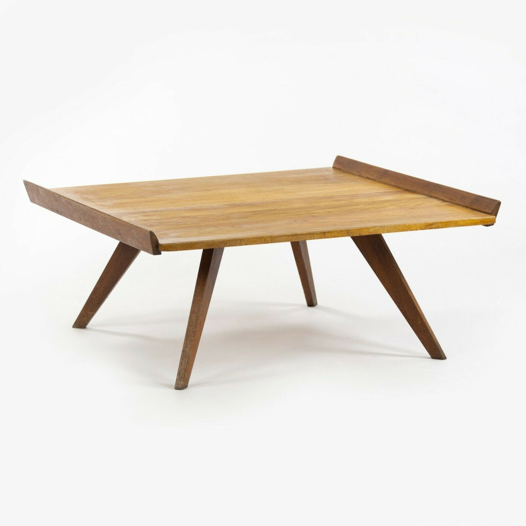SOLD 1947 George Nakashima for Knoll Associates N10 Coffee Table in Birch and Walnut