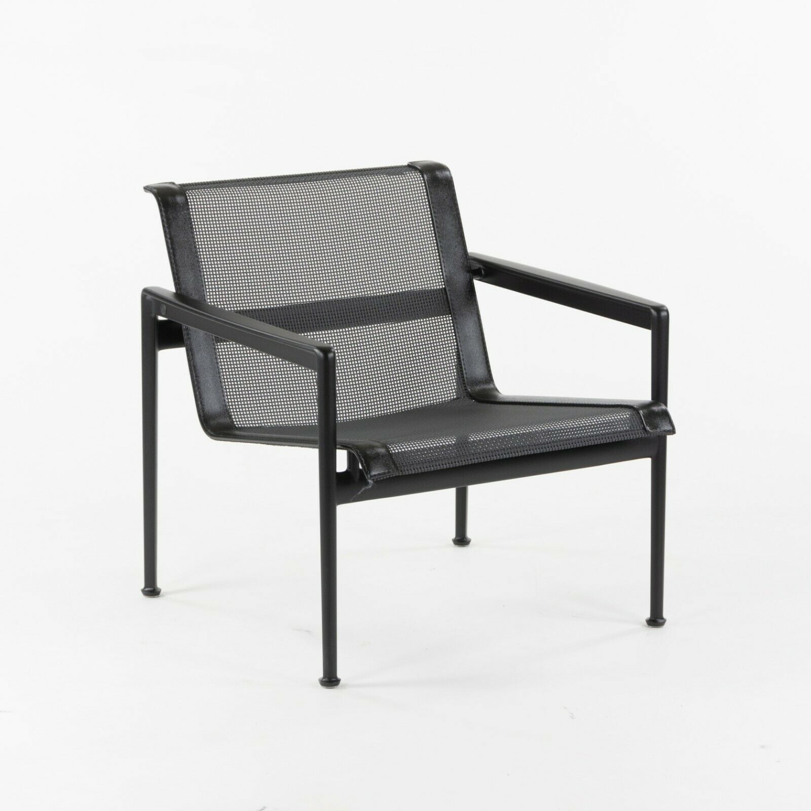 SOLD Richard Schultz Design for Knoll 1966 Series Lounge Arm Chair in Black 4x Avail