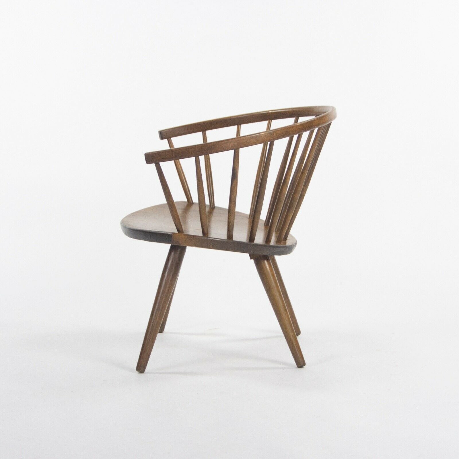 Round Chair By Yngve Ekstrom Arka Vintage Maple Armchair, Made In Sweden