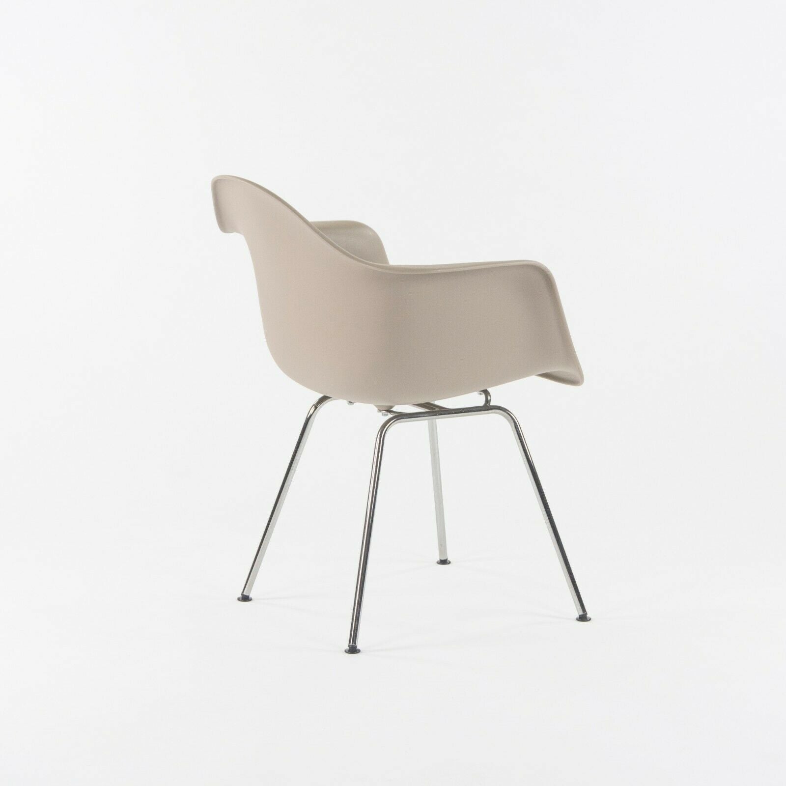 SOLD 2014 Herman Miller Eames Molded Plastic Shell Arm Chair w/ Chrome Legs Set of 6