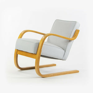 SOLD 1930s Pair Early Alvar Aalto Finmar 34 402 Lounge Chairs Artek New Upholstery