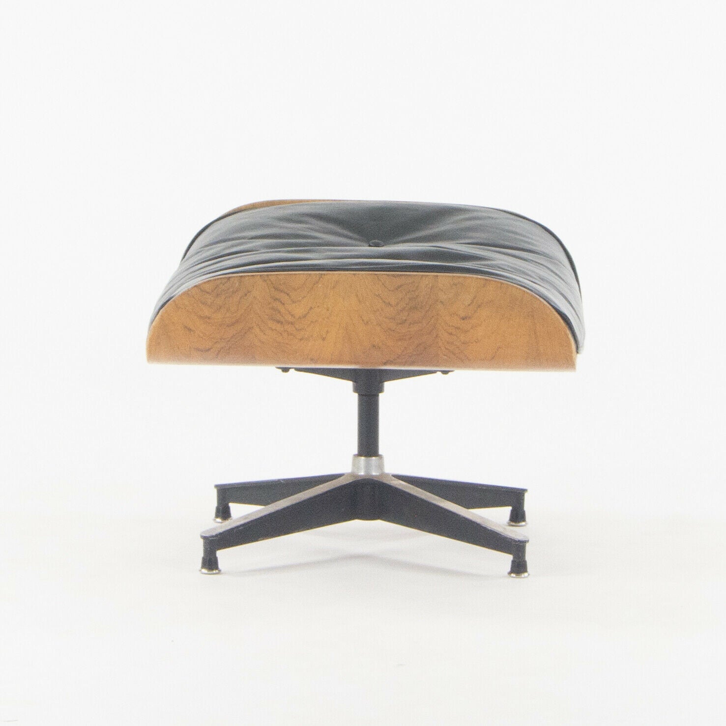 SOLD 1956 Holy Grail Herman Miller Eames Lounge Chair and Swivel Ottoman Boot Glides