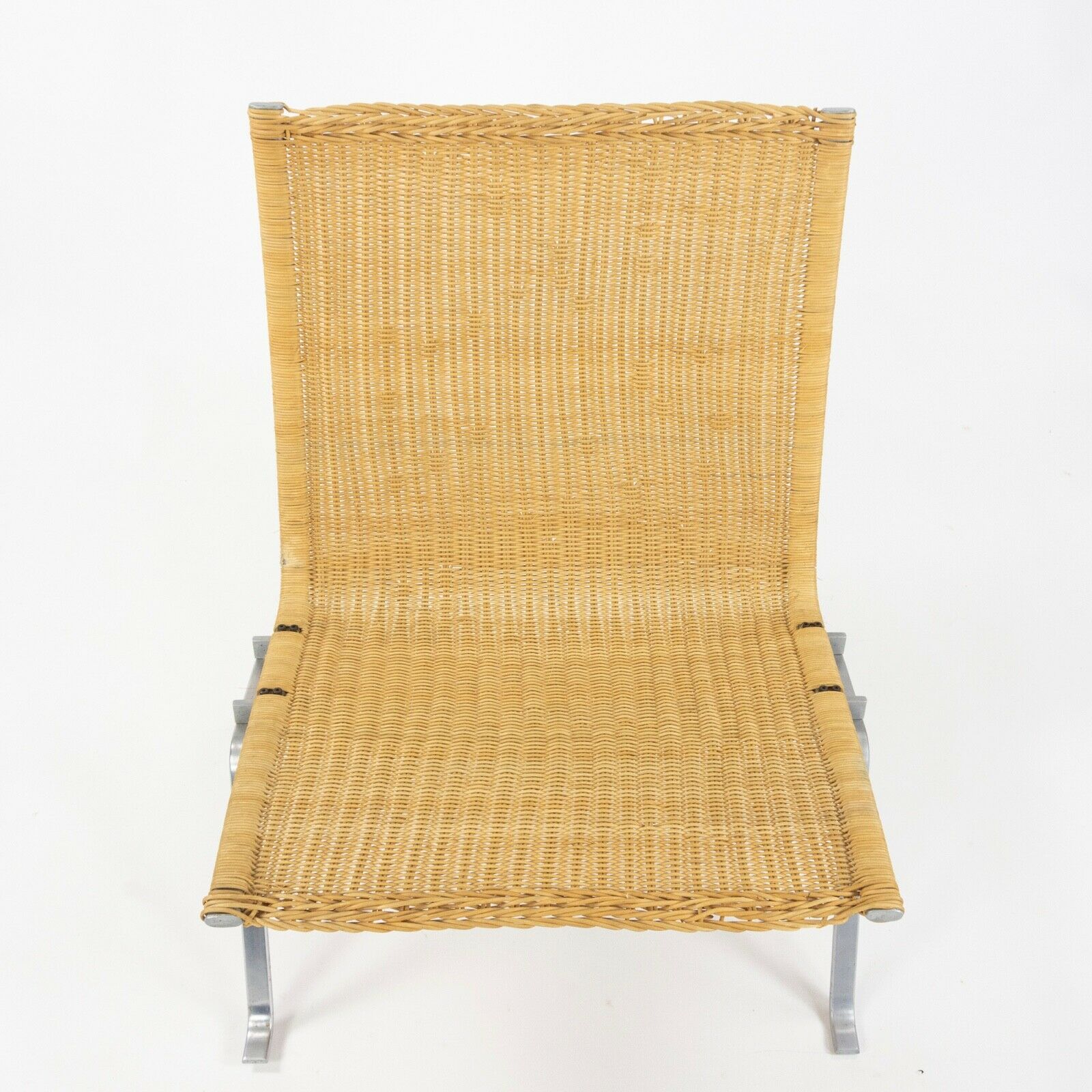 Poul Kjaerholm for E Kold Christensen Denmark PK22 Lounge Chair Original Wicker
