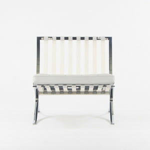 SOLD 2021 Mies van der Rohe Knoll Barcelona Chair in Acqua Puget Sound $8296 MSRP