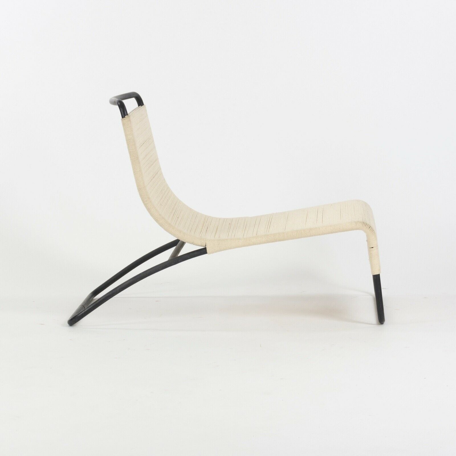 SOLD 1960s Van Keppel & Green for Brown Jordan Outdoor String Lounge Chair & Ottoman