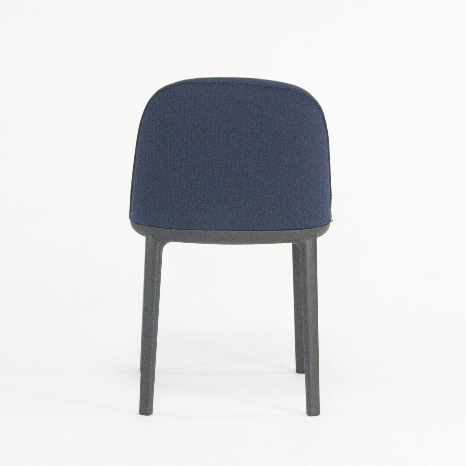 2018 Vitra Softshell Side Chair w/ Dark Blue Fabric by Ronan & Erwan Bouroullec