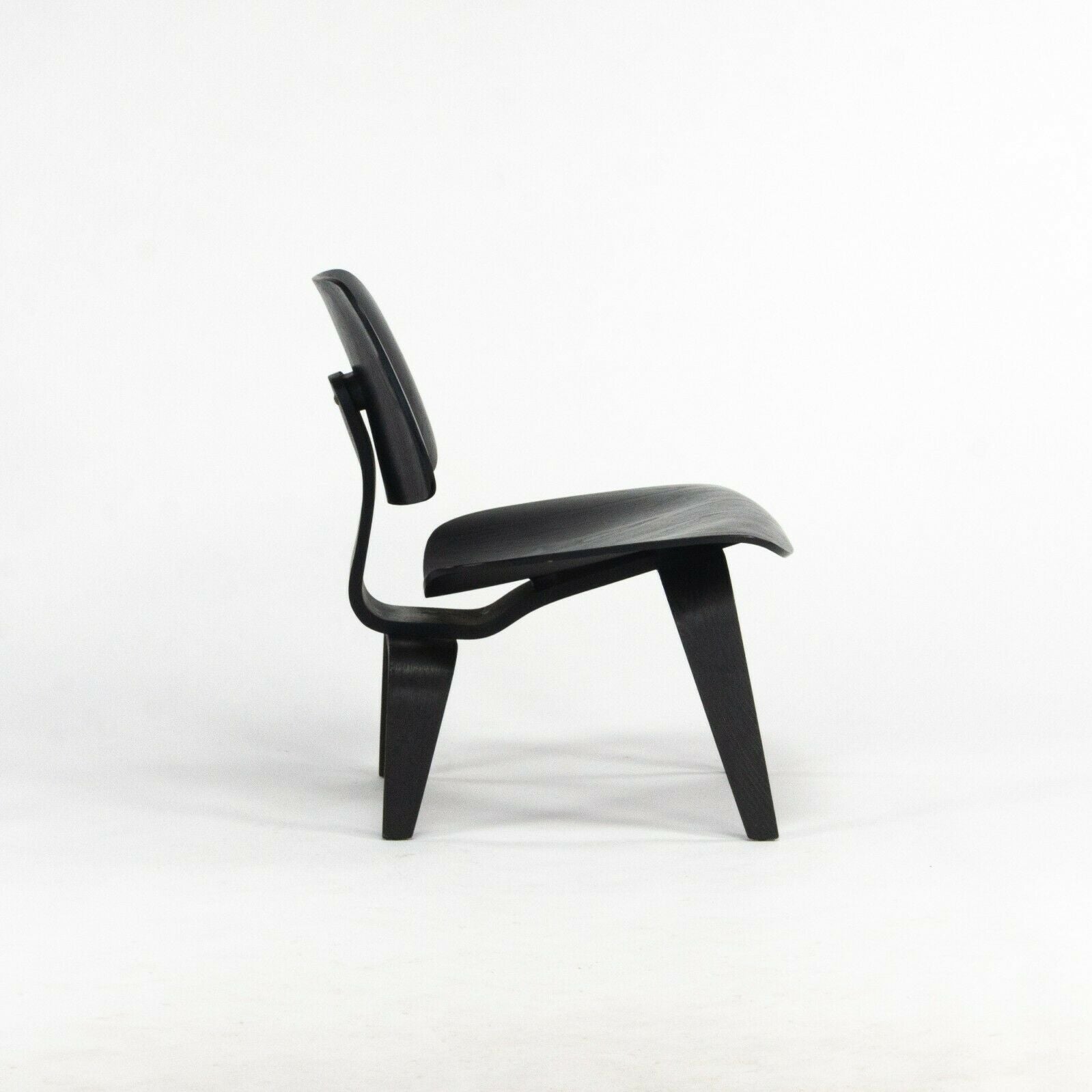 SOLD 1952 Herman Miller Eames LCW Lounge Chair Wood w/  Ebonized Black Aniline Finish