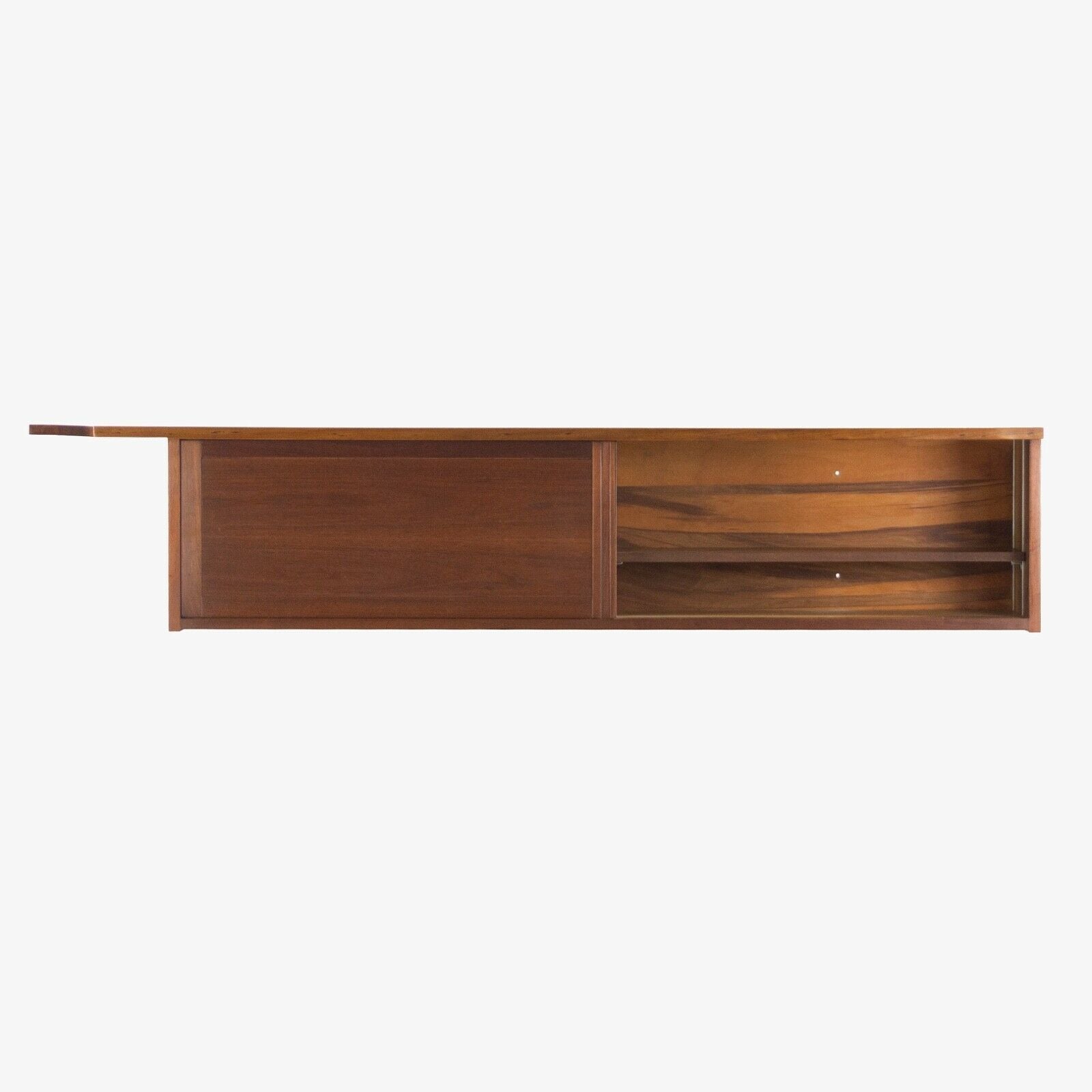 SOLD 1959 George Nakashima Studio Free Edge Walnut Hanging Wall Cabinet w/ Provenance