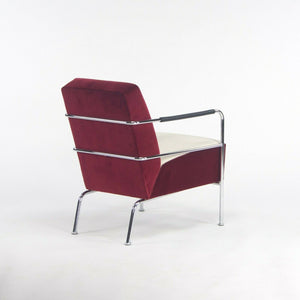 Pair of Gunilla Allard for Lammhults Cinema Chairs in Pierre Frey Velvet/Cotton