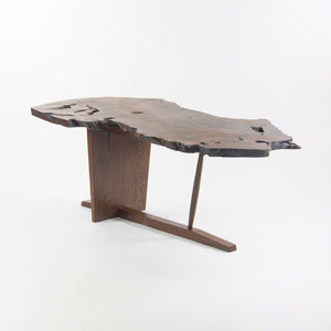 SOLD 2007 Ru Amagasu Nakashima Set of 7 Conoid Chairs & Holtz Dining Table Wenge & Redwood