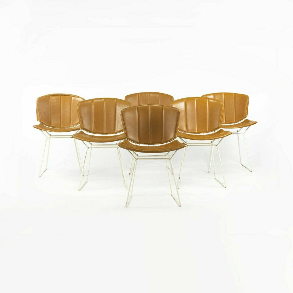SOLD 1974 Set of Six Harry Bertoia for Knoll Associates Side Chairs w/ Full Cushions