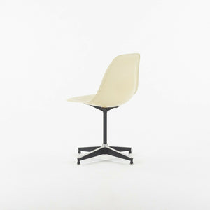 SOLD 1954 Herman Miller Eames PSC Side Shell Chair with Rare 671 Base and Ivory Shell