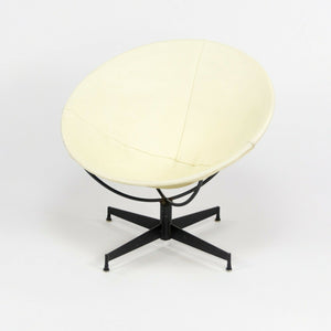 SOLD 1969 William Katavolos for Leathercrafter Bucket Chair with Original Leather
