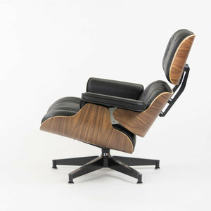 SOLD 2020 Herman Miller Eames Lounge Chair and Ottoman 670 671 Walnut & Black Leather