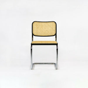 SOLD 2021 Pair of Marcel Breuer for Knoll Ebonized Beech Cesca Armless Dining Chairs