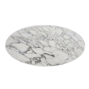 SOLD 2007 Florence Knoll 78in Arabescato Marble Dining Conference Table