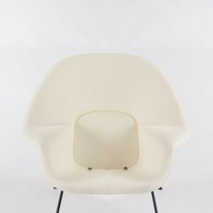 SOLD 2020 Eero Saarinen for Knoll Studio Womb Chair in White / Ivory Boucle Fabric