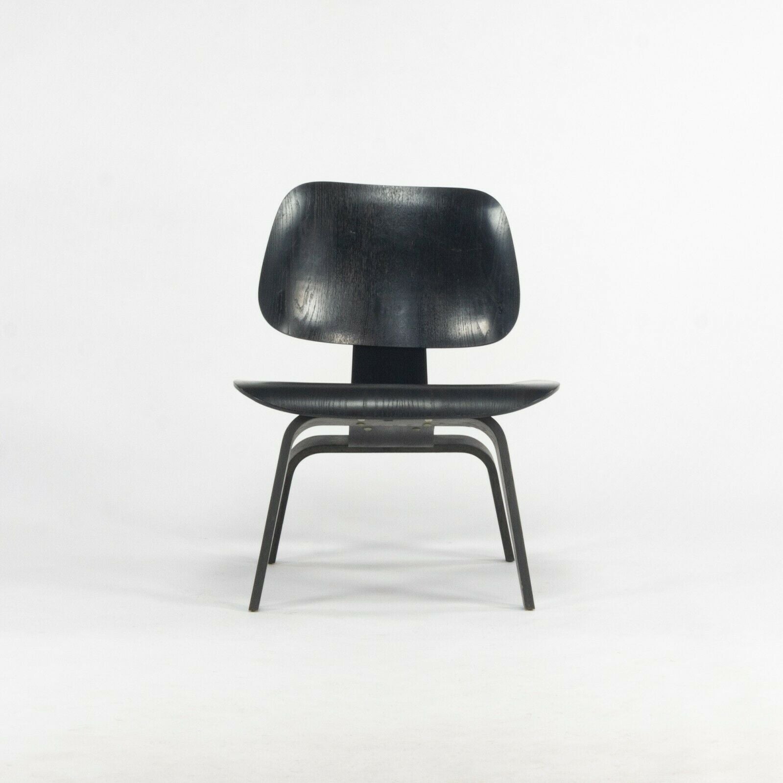 SOLD 1952 Herman Miller Eames LCW Lounge Chair Wood w/  Ebonized Black Aniline Finish